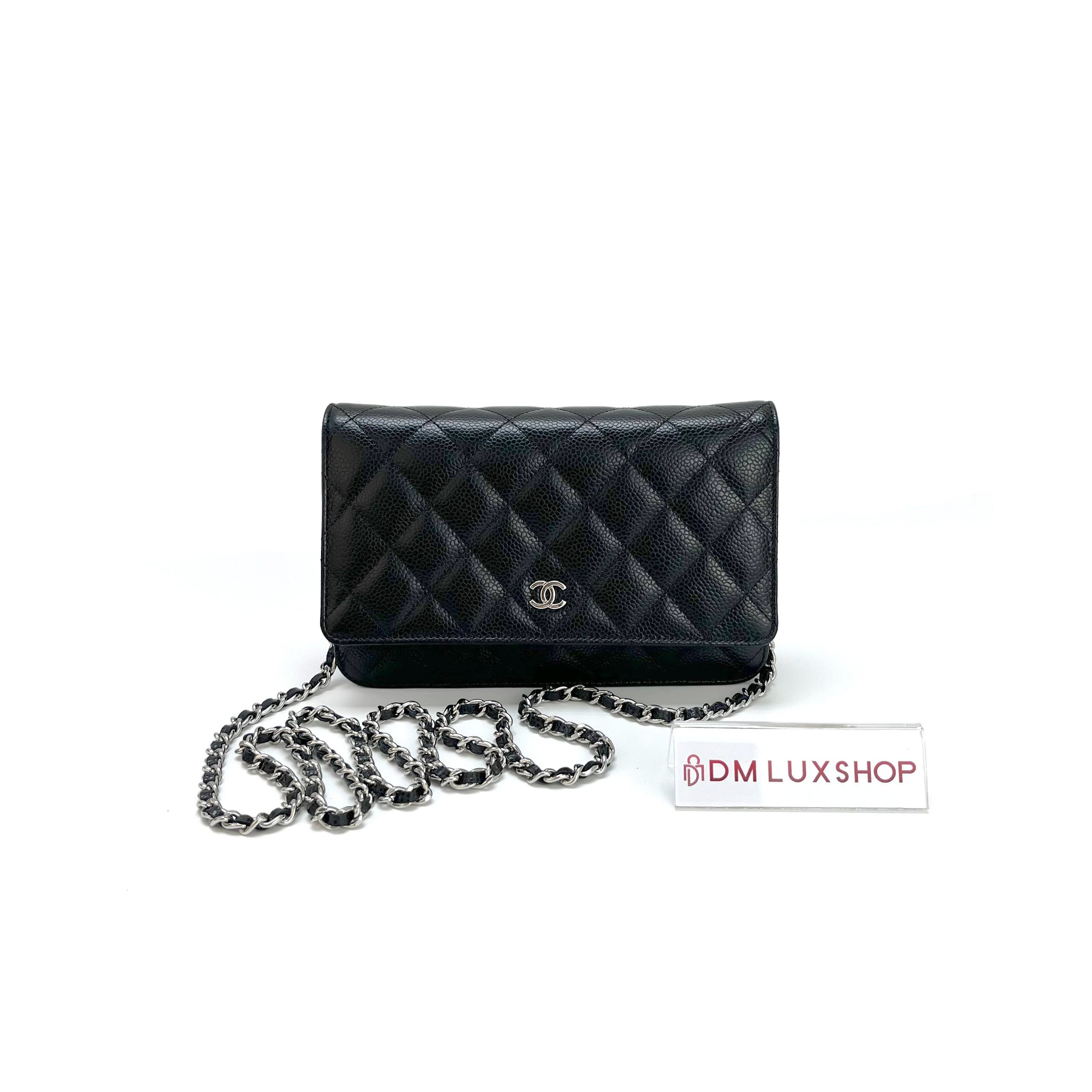 Chanel Black Caviar WOC SHW (Serial 30, Y: 2020) 