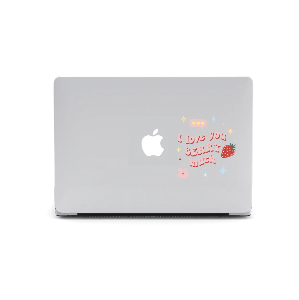 【I Love you Berry Much!】Transparent MacBook Protective Case