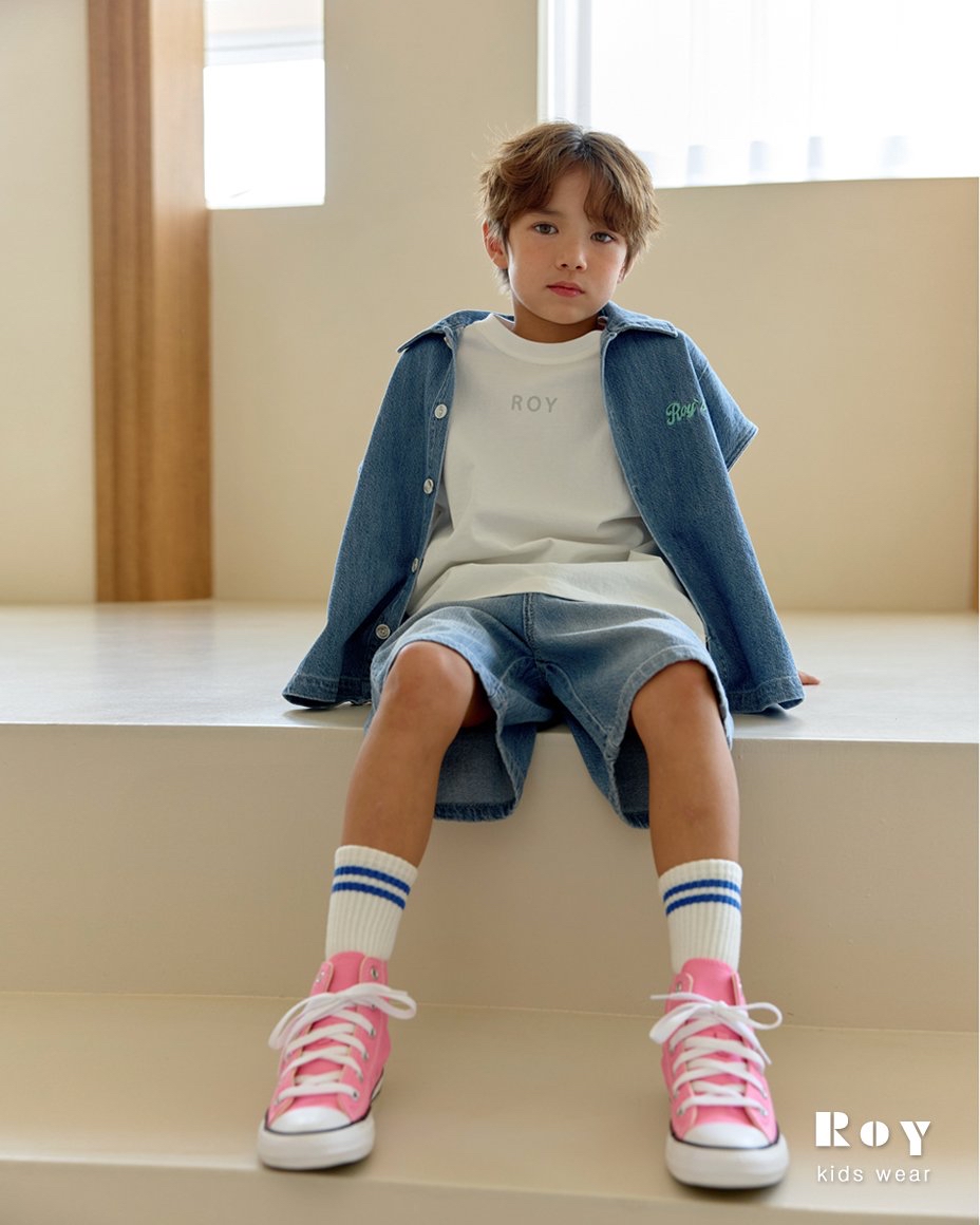 Roy | 超薄軟熟牛仔背心(親子) (Dark Blue M100-110/L110-120/Adult)