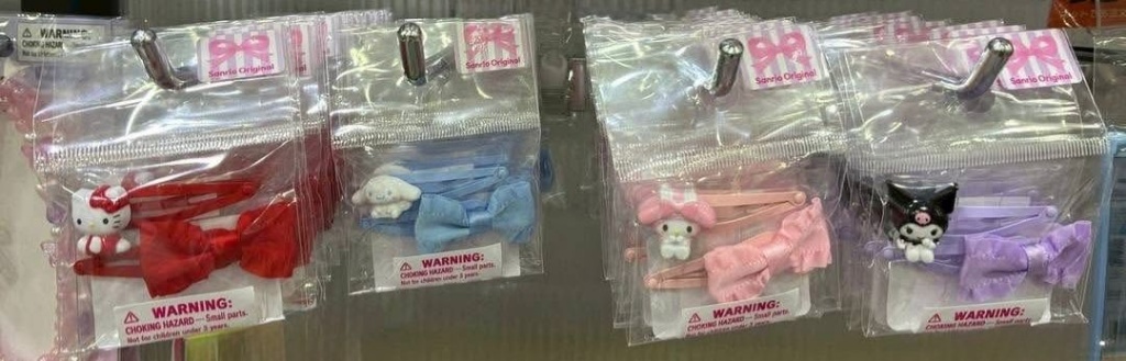 SANRIO 蝴蝶結髮夾 - 04260211