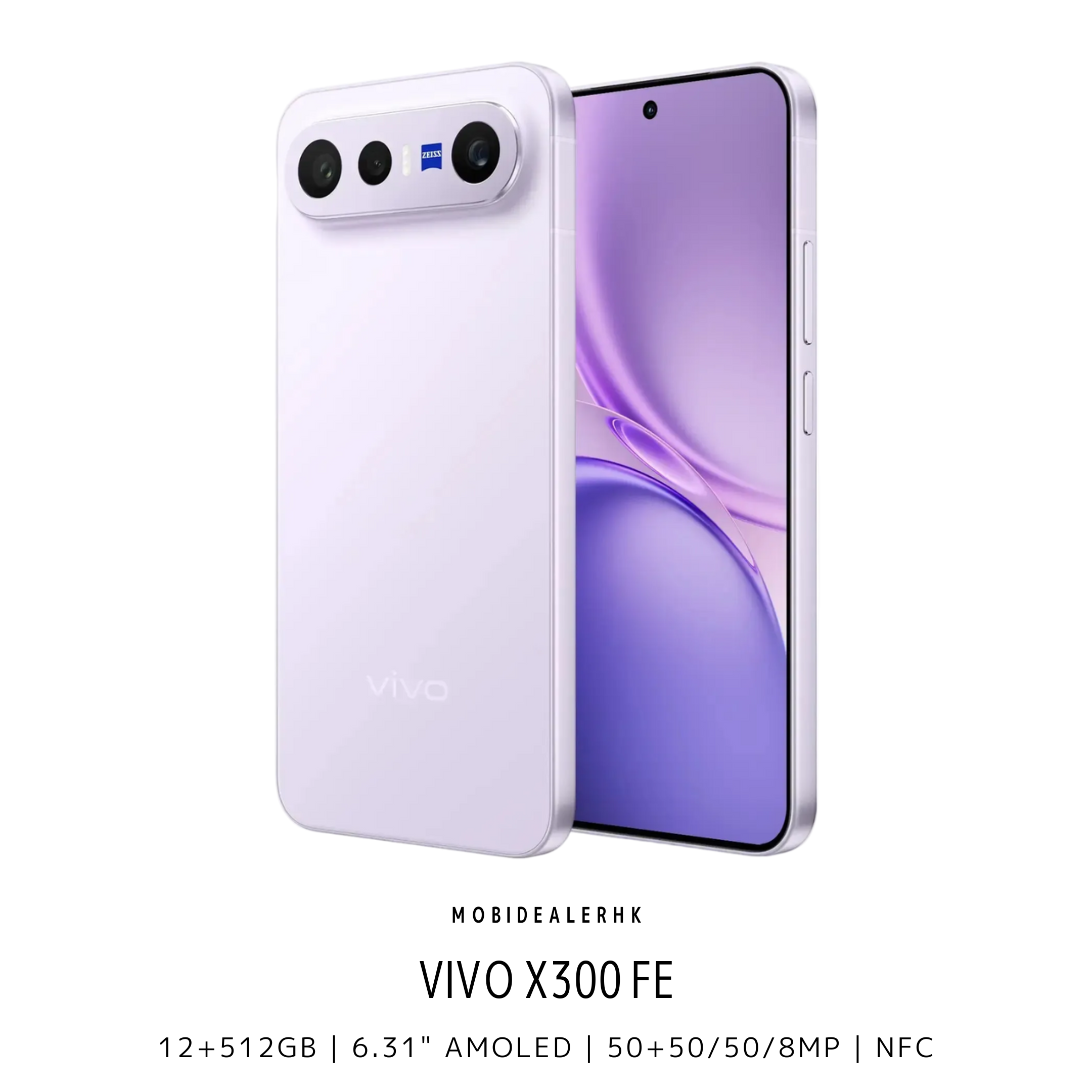 Vivo X300 FE | 5G | 智能手機 | 12+512Gb | 6.31" AMOLED | 50+50/50/8MP | NFC
