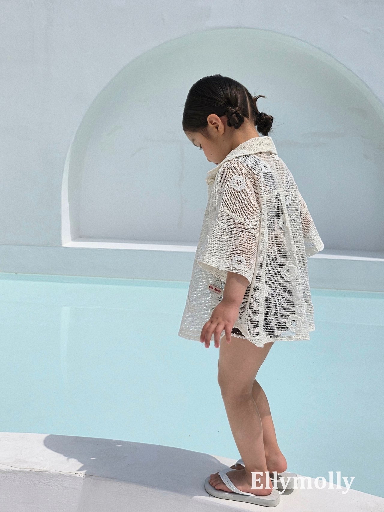 Ellymolly | Flower shirt(size 7(90-100)