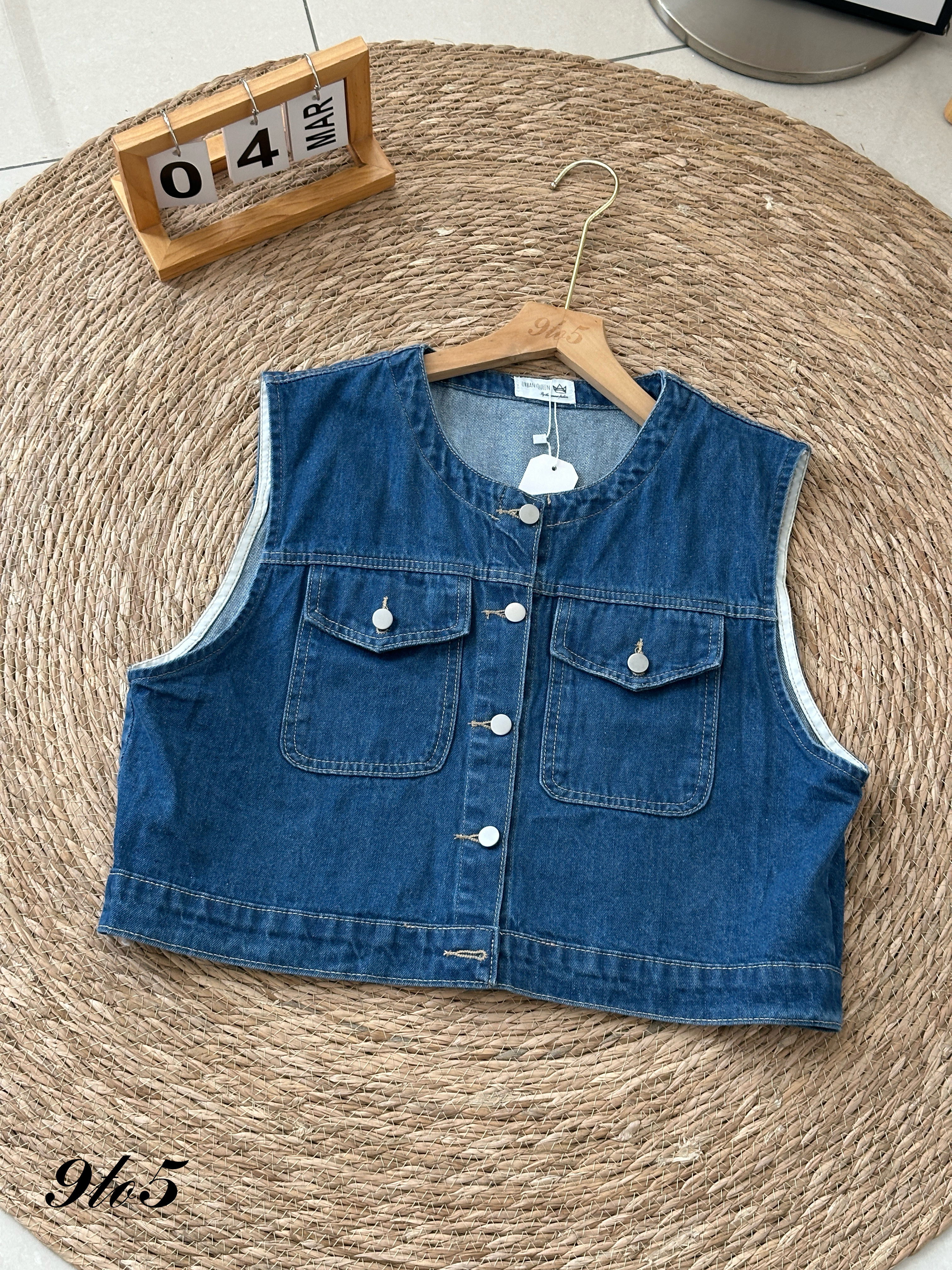 T3993 Denim Vest / Jacket - Blue