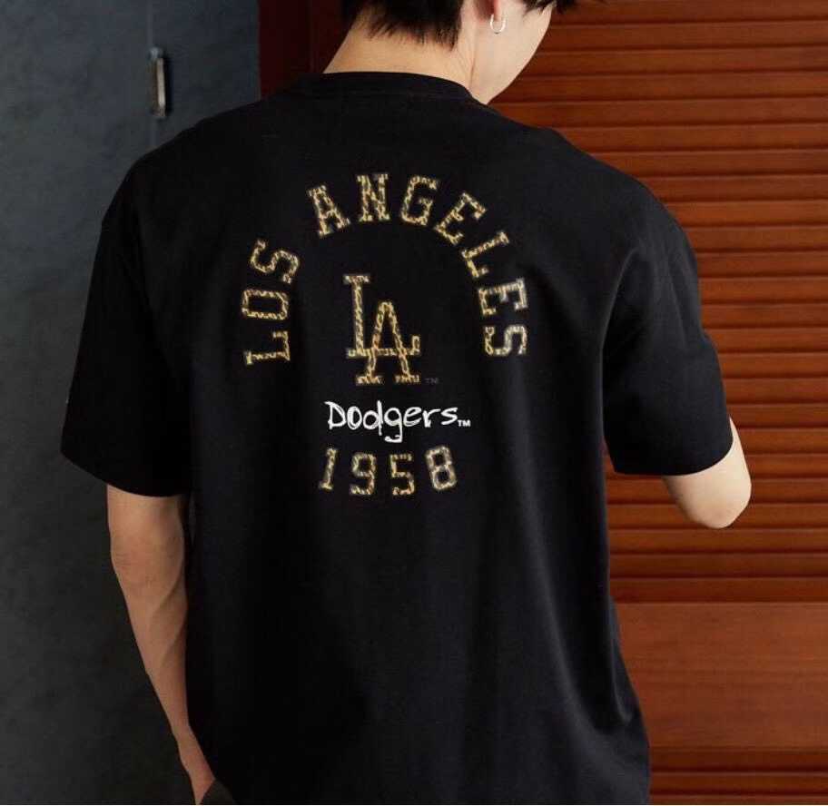 預訂 PUBLUX × MLB 豹紋Logo短袖Tee [貨號26A559]