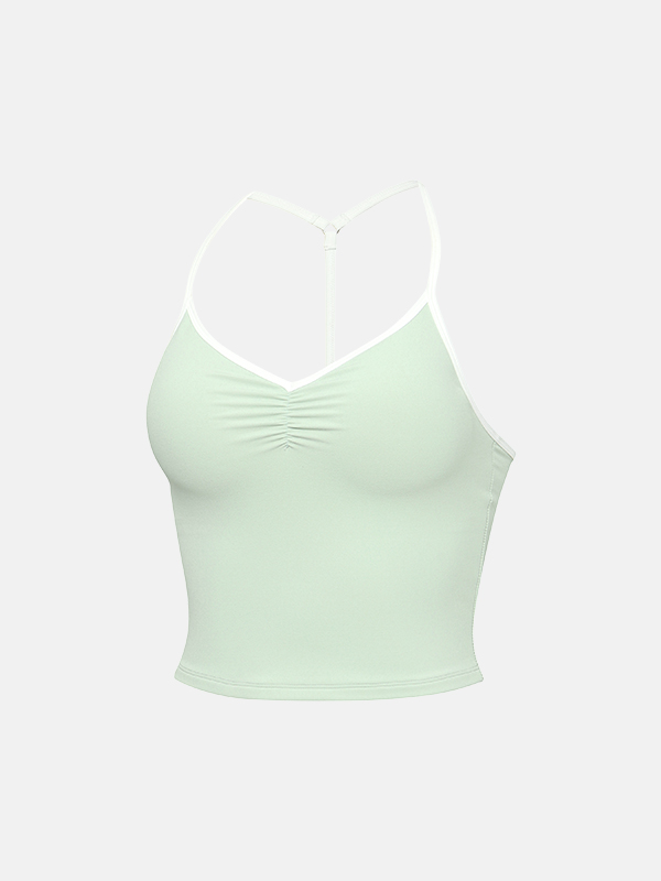 預購_Compression Shirred Bra Top by Grandeline