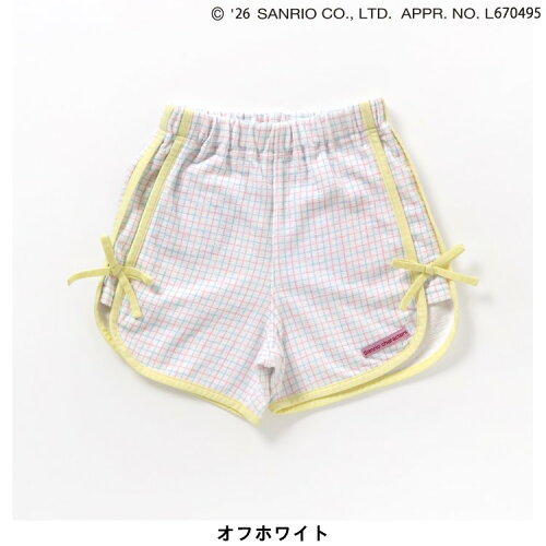 🆕【⭐訂購⭐】🇯🇵日本直送🌀#Sanrio 格紋 心形口袋 可愛刺繡 短褲［4款選］🌀 [ELDA-0264][260529]