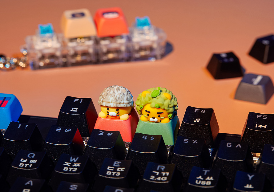 PUBG Battlegrounds X Kakao Friends LED 鍵盤 鎖匙扣_Ryan 春植