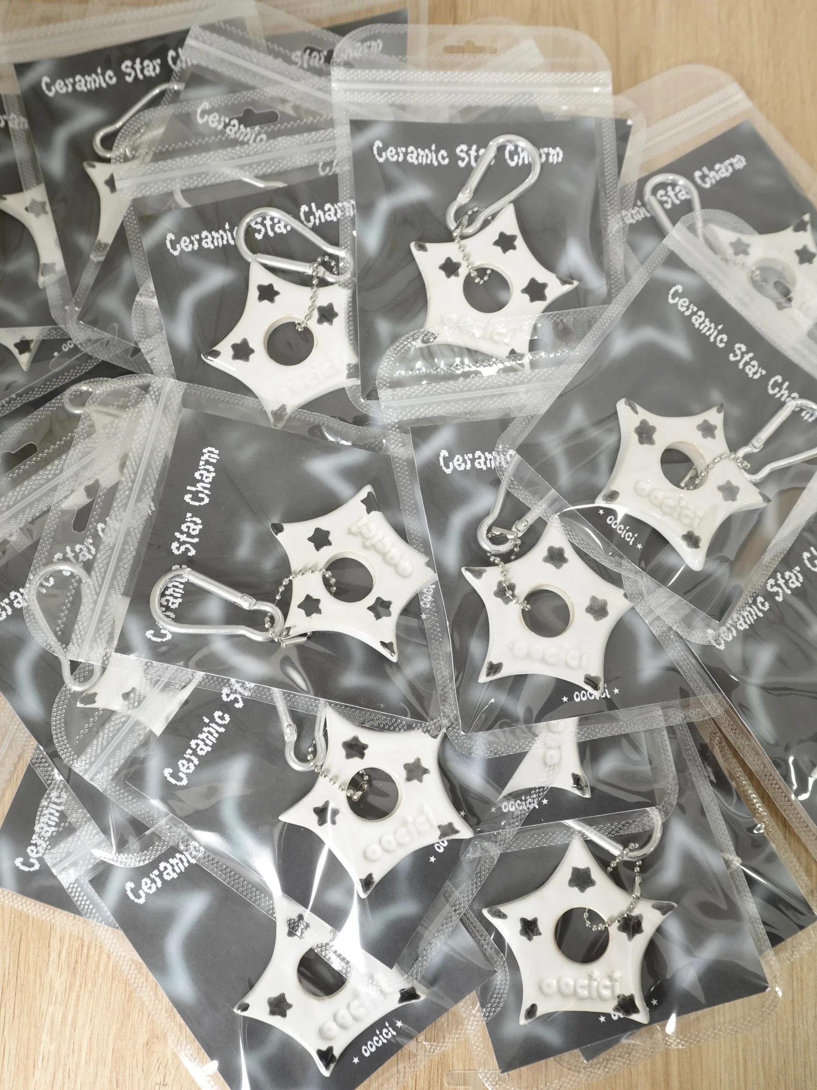 ［OOCICI］☆ Ceramic Star Charm/Keychain ☆