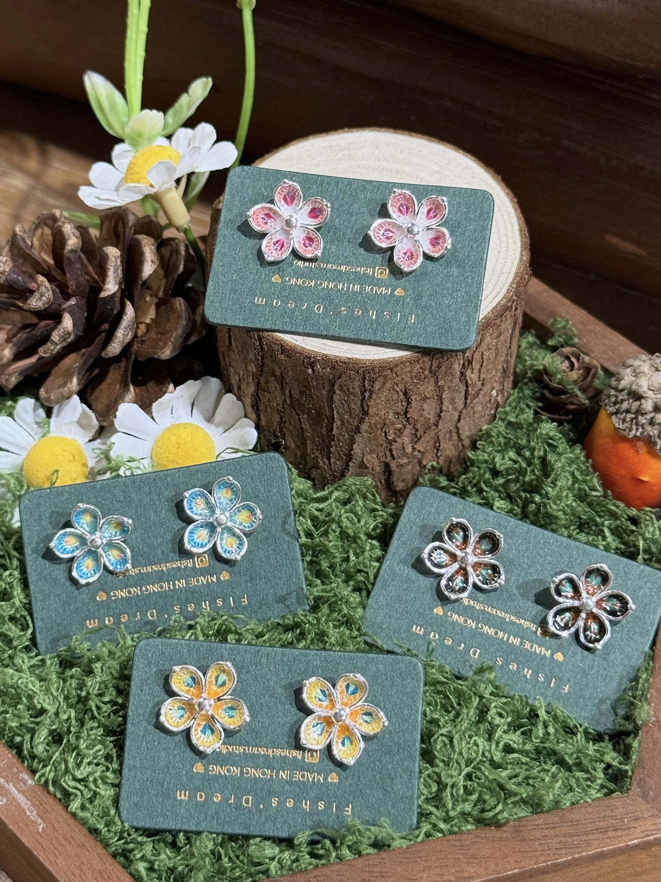 花譜 Floral Notes Stud Earrings | 耳釘款耳環