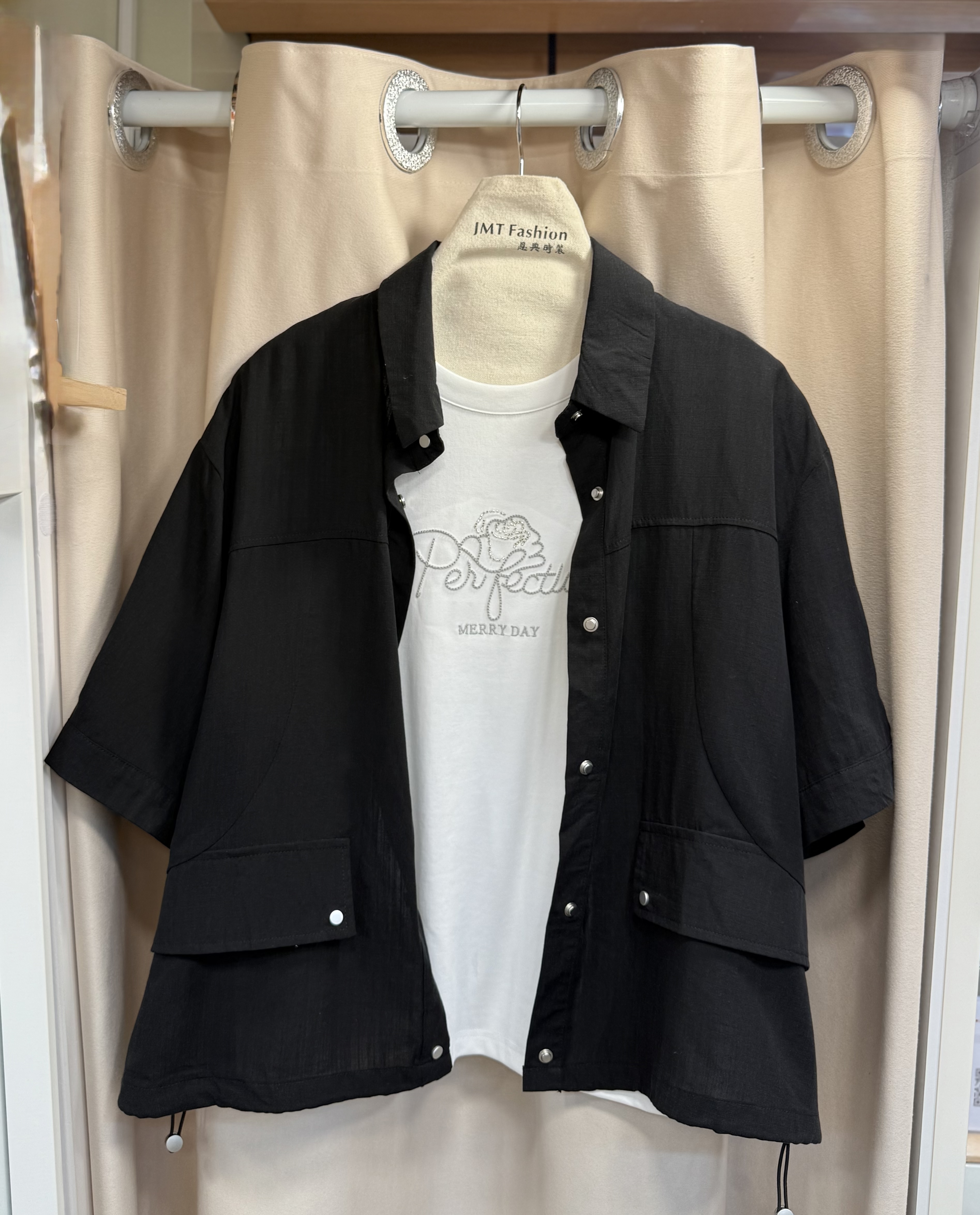 繡花字母Tee  M591 8109639259