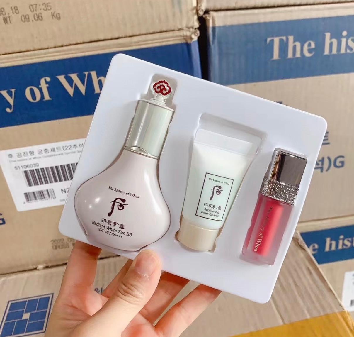 Whoo 后拱辰享雪美白防曬BB霜套盒​​