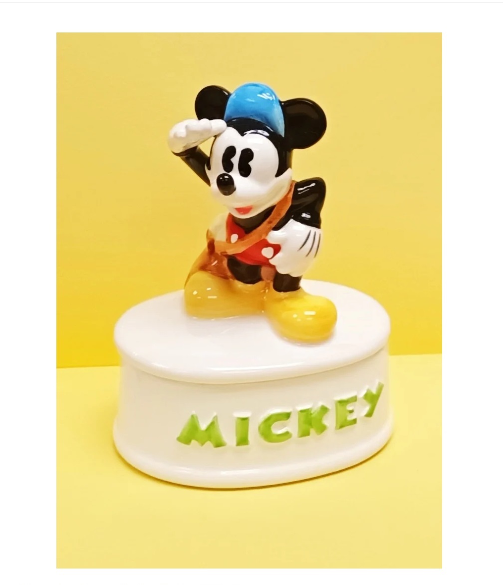 BONE CHINA CONTAINER BOX 骨瓷收納盒  Mickey Mouse   (KD-108)
