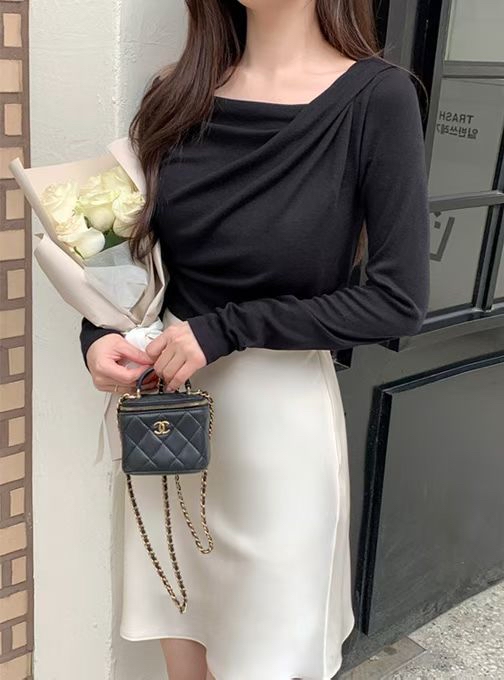 ♥︎ Serene Satin Midi Skirt