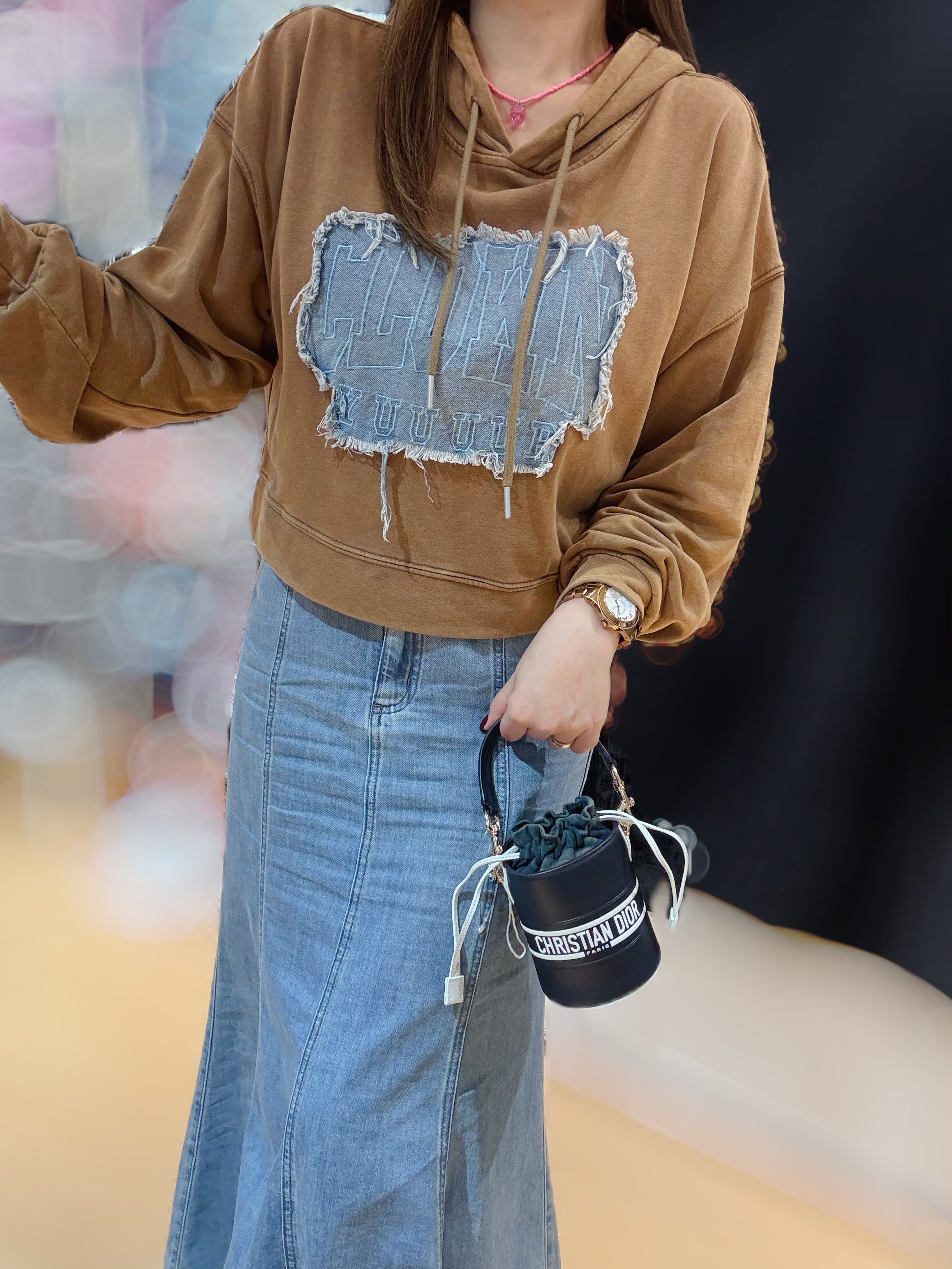 Dior Vibe bucket mirco navy