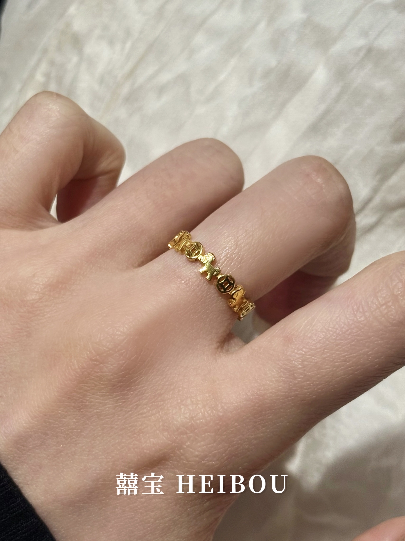 【马年爆款】金币小马戒指