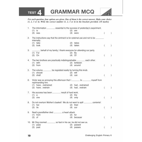 Challenging English Primary 6 (2nd Ed)