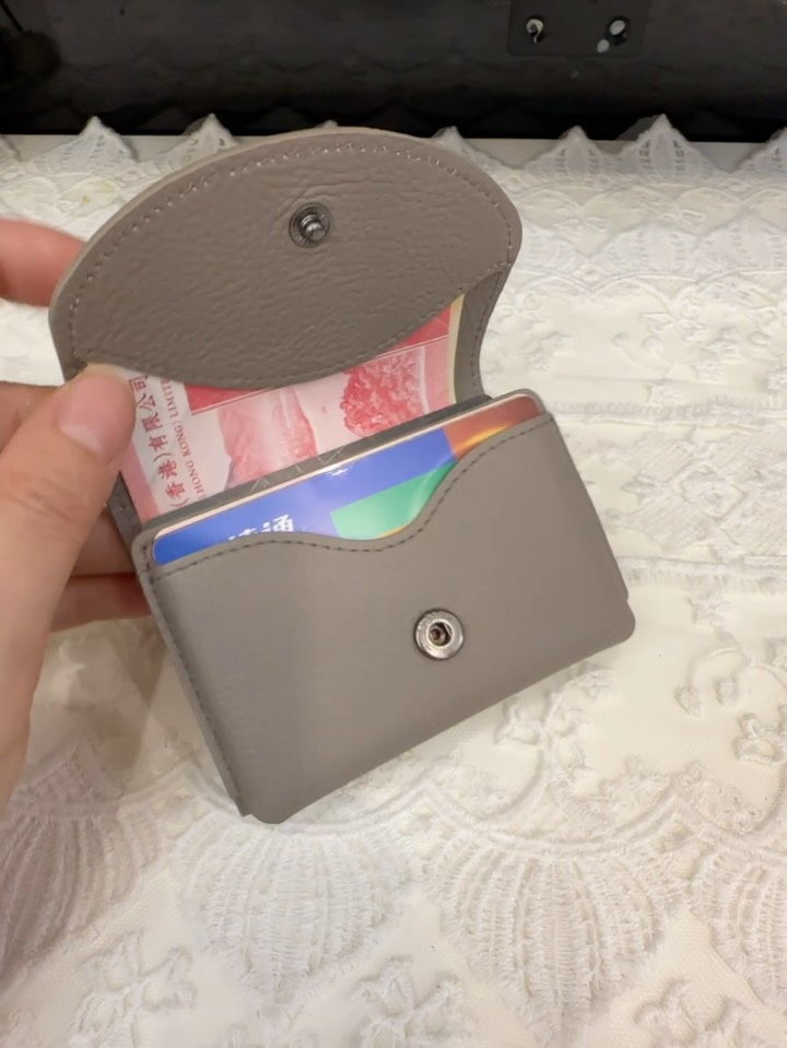 B&L 迷你羊皮三摺銀包仔