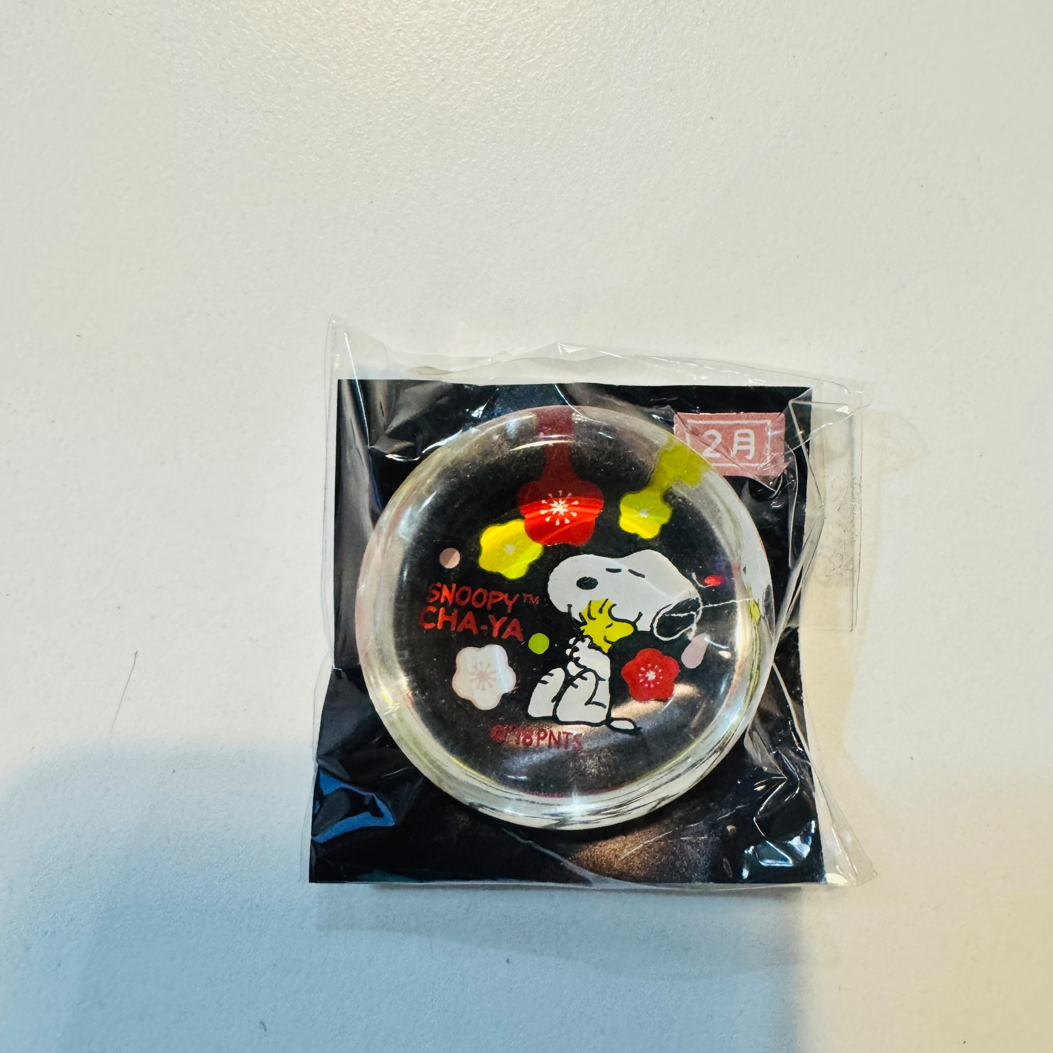 日本製 Snoopy茶屋限定 月份玻璃筷子托