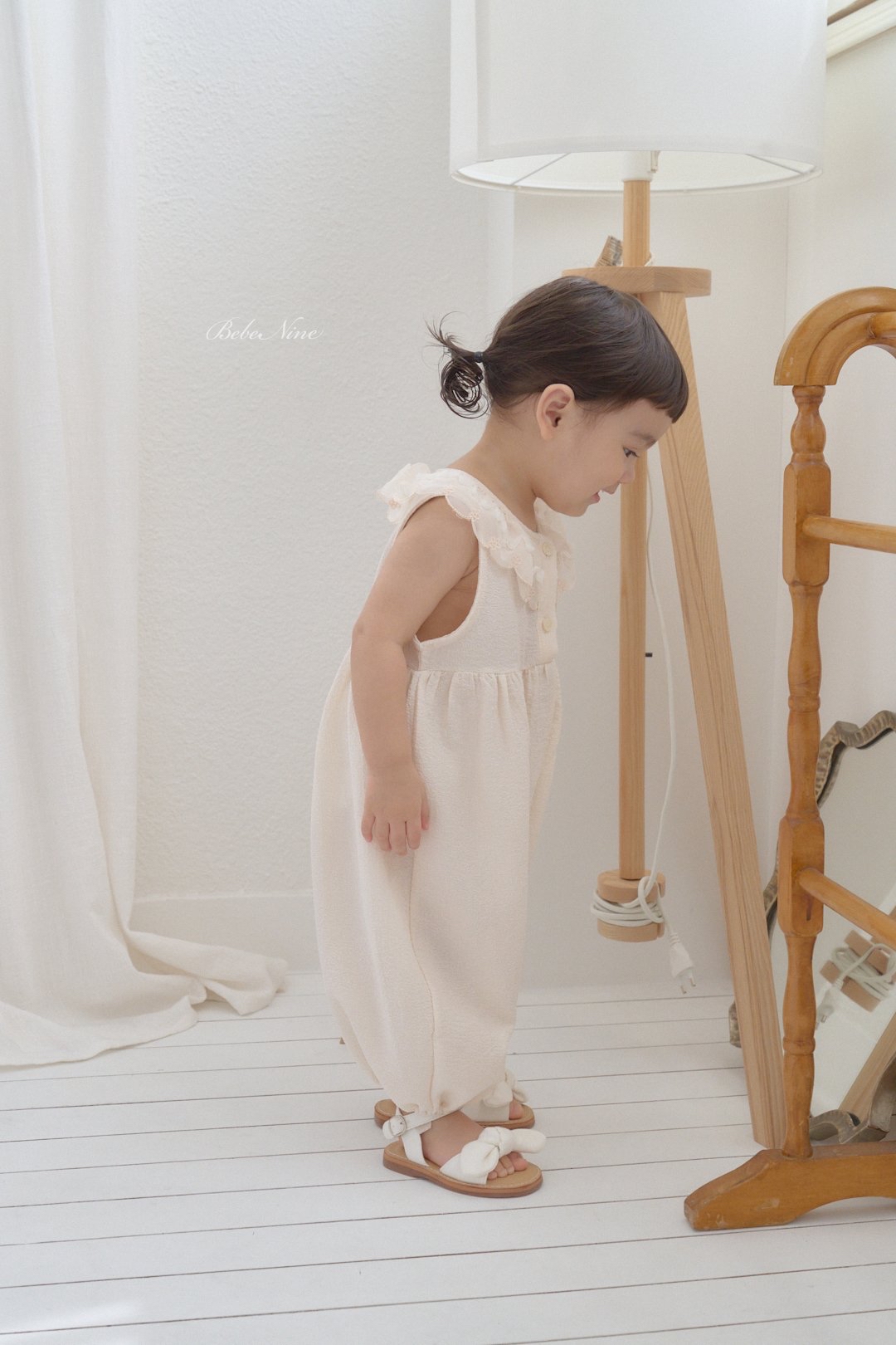 ☀️預訂 韓國直送☀️🇰🇷Bebenine兩色蕾絲花邊背心連身服