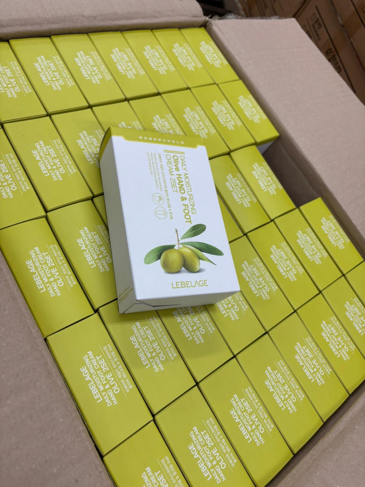 LEBELAGE~橄欖保濕手足霜組合套装