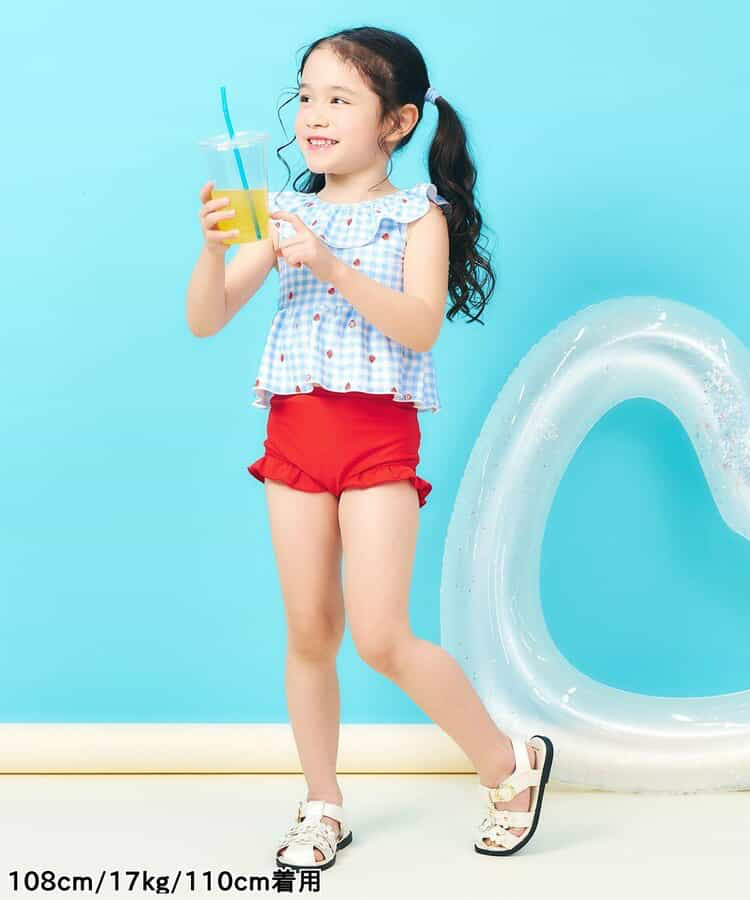 🇯🇵預訂 日本直送🇯🇵Apres les cours六色圖案印花荷葉邊後背V領分體泳衣