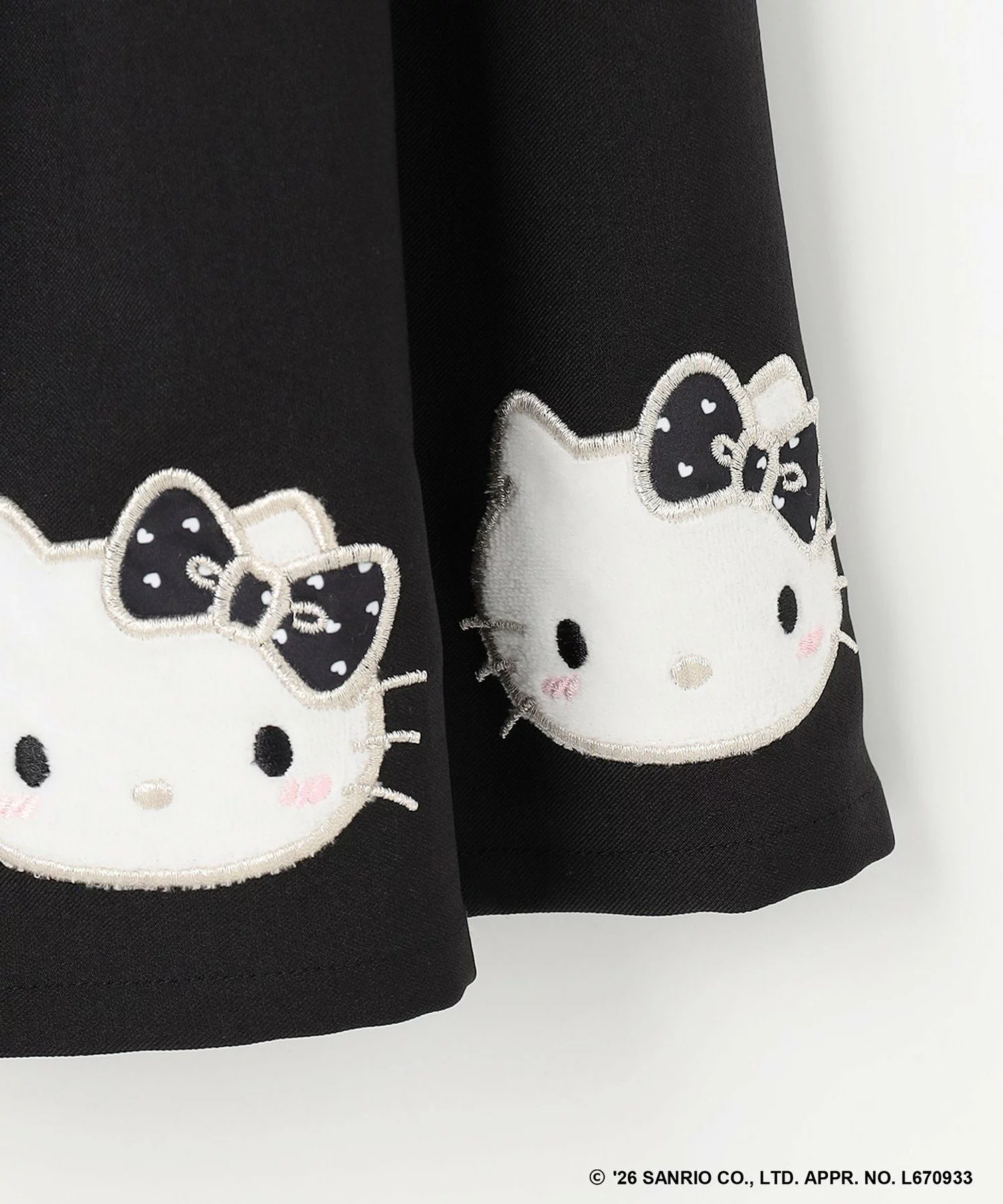 🆕【⭐訂購⭐】日本直送 🇯🇵🌀 #Kitty 優雅刺繡貼花 束腰 背帶裙🌀[ELJA-0230][261125]