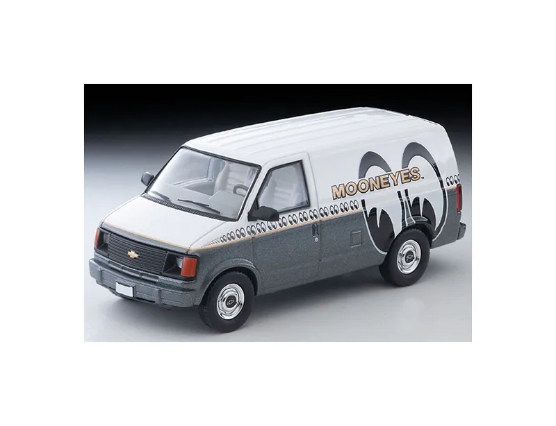 （預訂 Pre Order) Tomytec LV-N344c 1994 Chevrolet Astro Van MOONEYES (White/Gray)