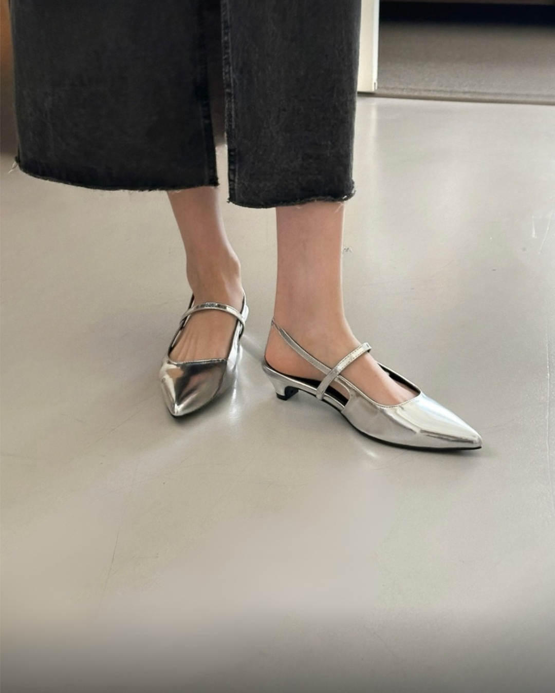 [入門版尖頭鞋!][大腳女生友好!]百搭日常尖頭高跟鞋(三色入)