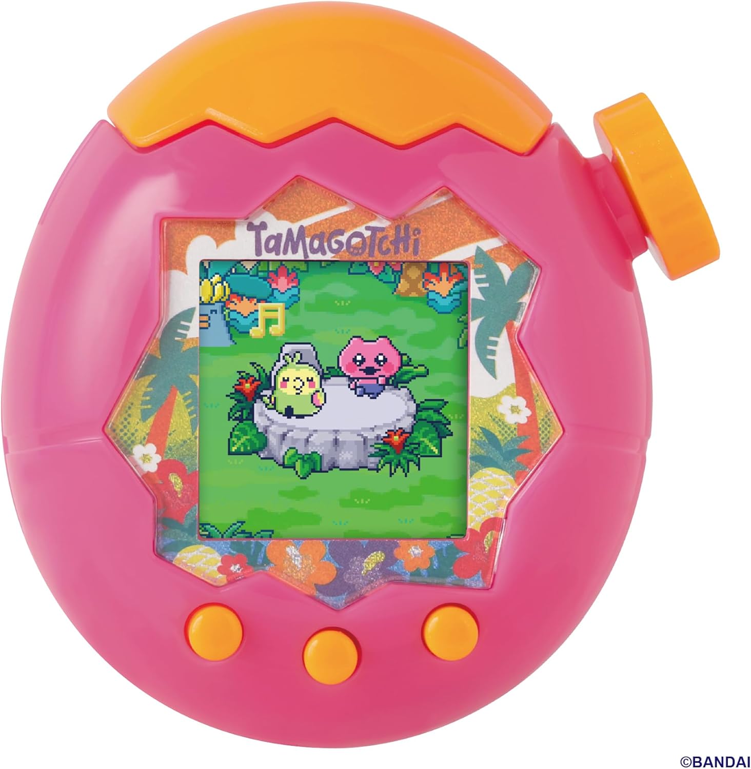 (預訂訂金 $200) (總價 $449) Bandai Tamagotchi Paradise Tropical Orange Premium Set 橙色熱帶 特別套裝 (行版) 