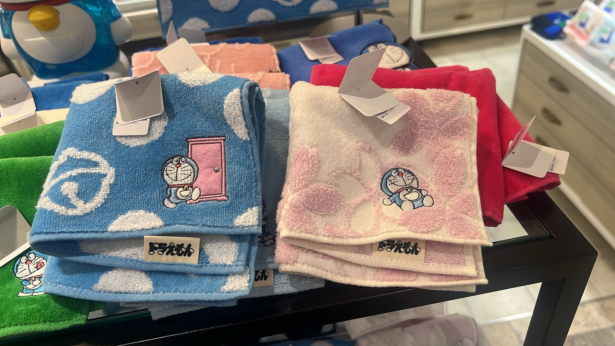 多啦a夢💙刺繡毛巾