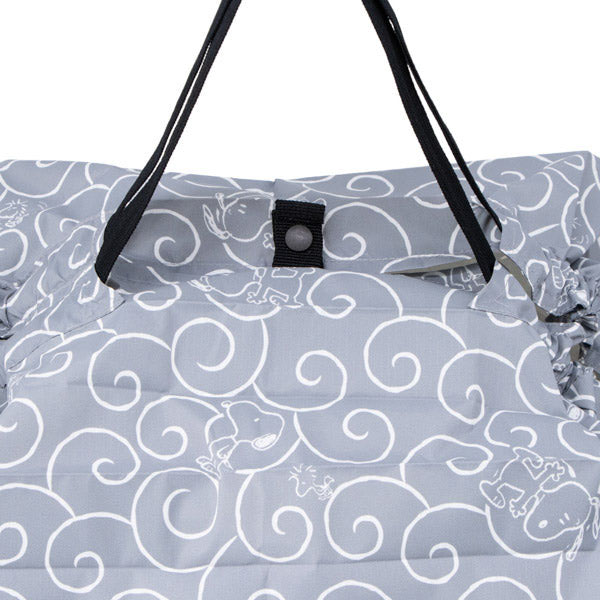 現貨｜Snoopy 日本 Shupatto Compact Bag 可摺 環保袋 M Size (唐草花紋 SPZ-4368)
