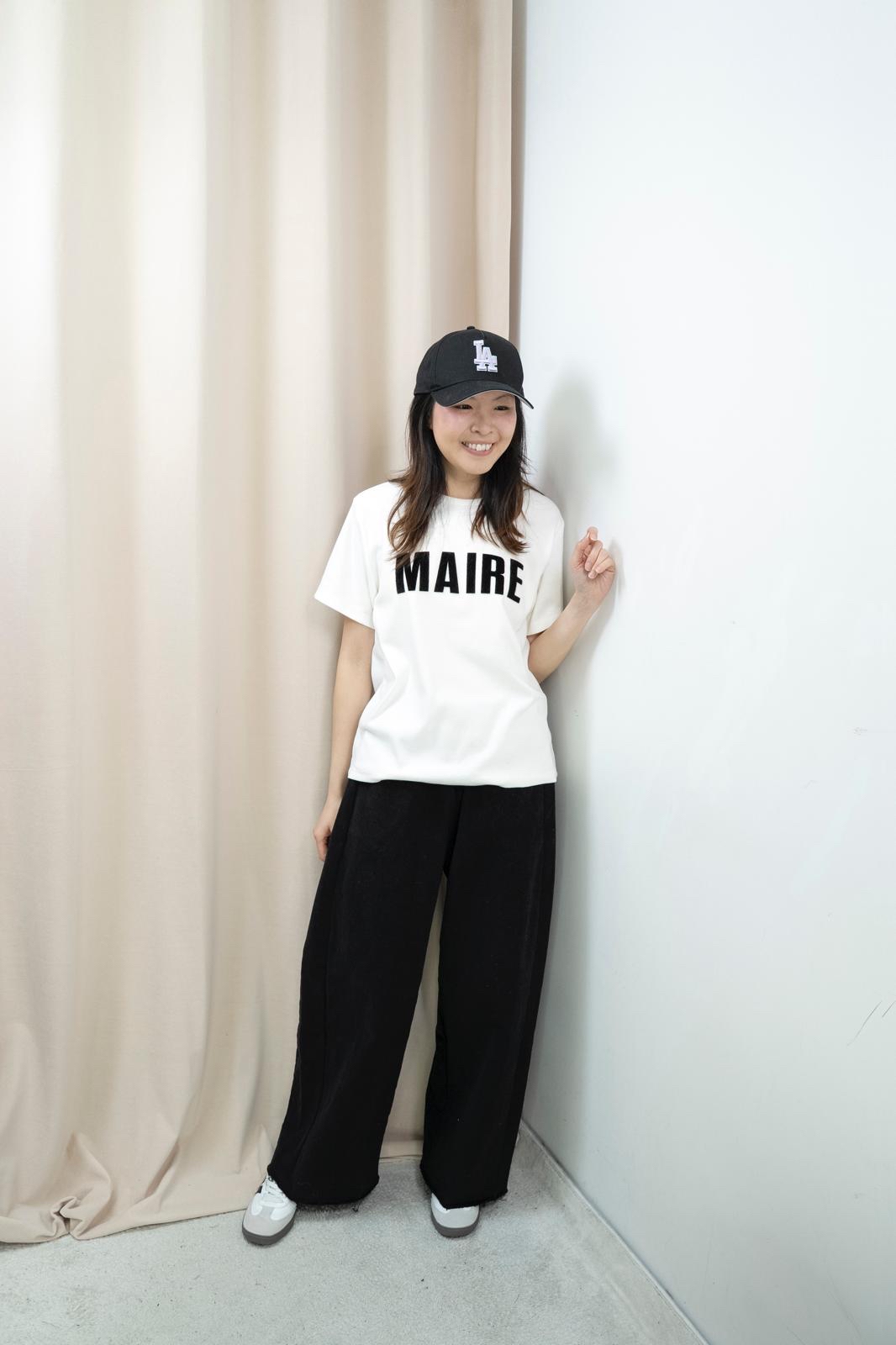 文字舒適棉Tee（白色）