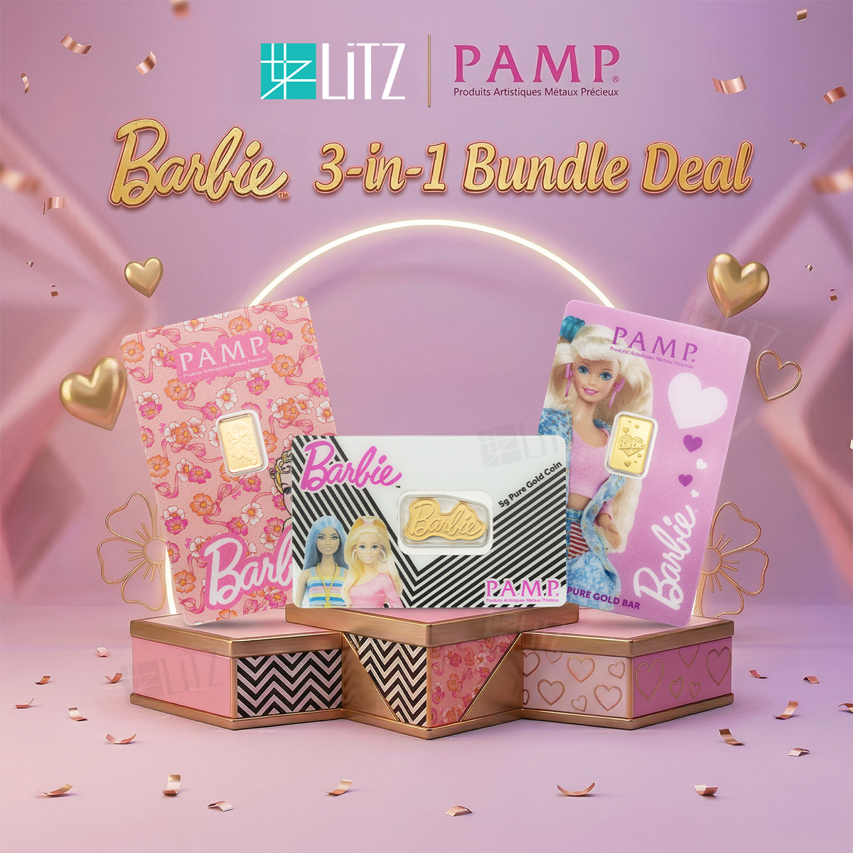 [5+1+1gram] LITZ X PAMP Barbie 3-in-1 Bundle Deal PG072