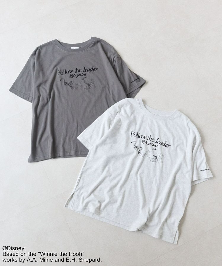 🌸 【預訂】Pooh & Friends 短袖TEE(GY)-Green Parks x Pooh 