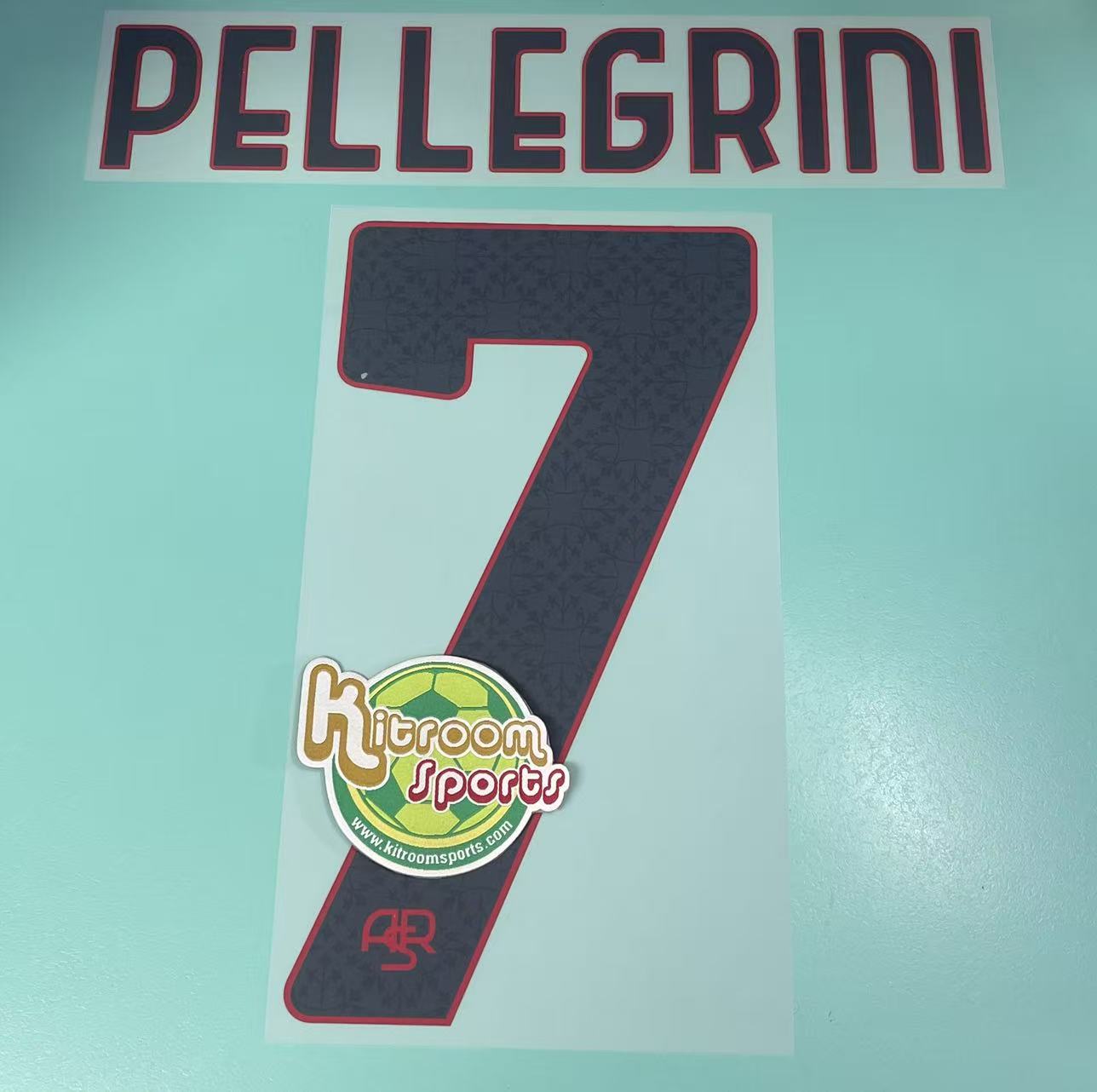 2023-24 Roma Away Nameset #7 PELLEGRINI