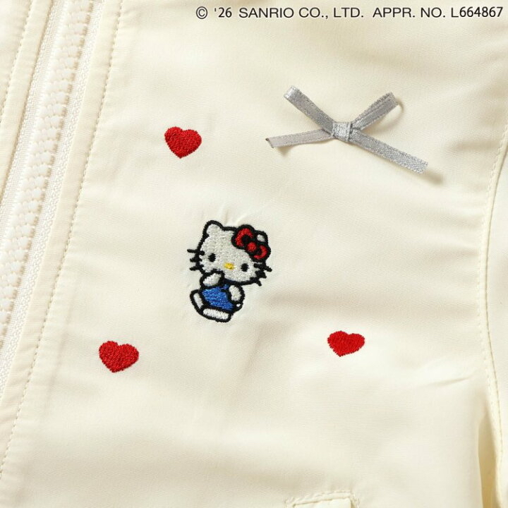 🇯🇵預訂 日本直送🇯🇵Apres les cours x Sanrio系列兩色絲帶愛心人物刺繡防風拉鍊外套