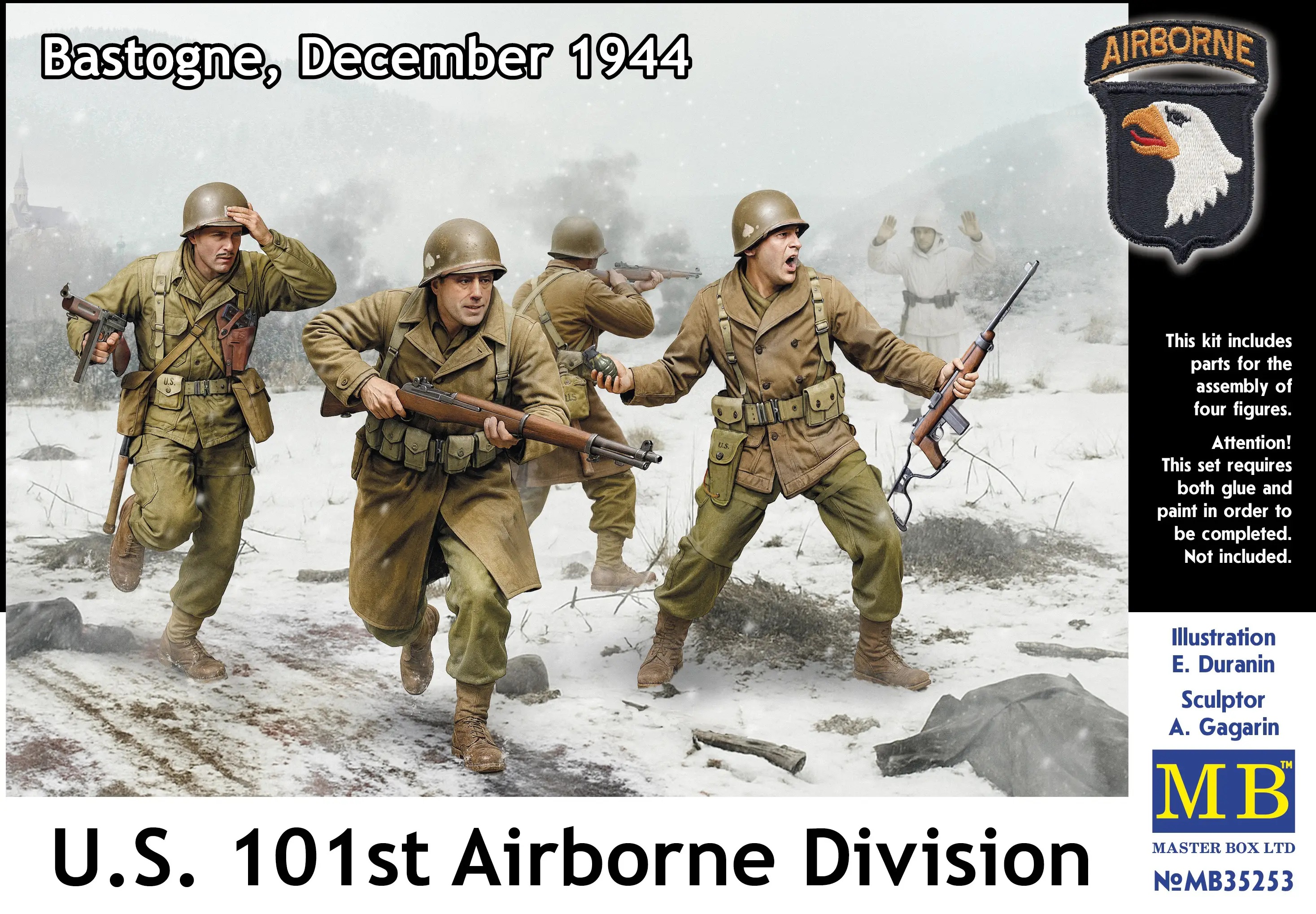 1/35 U.S. 101st Airborne Division. Bastogne, December 1944