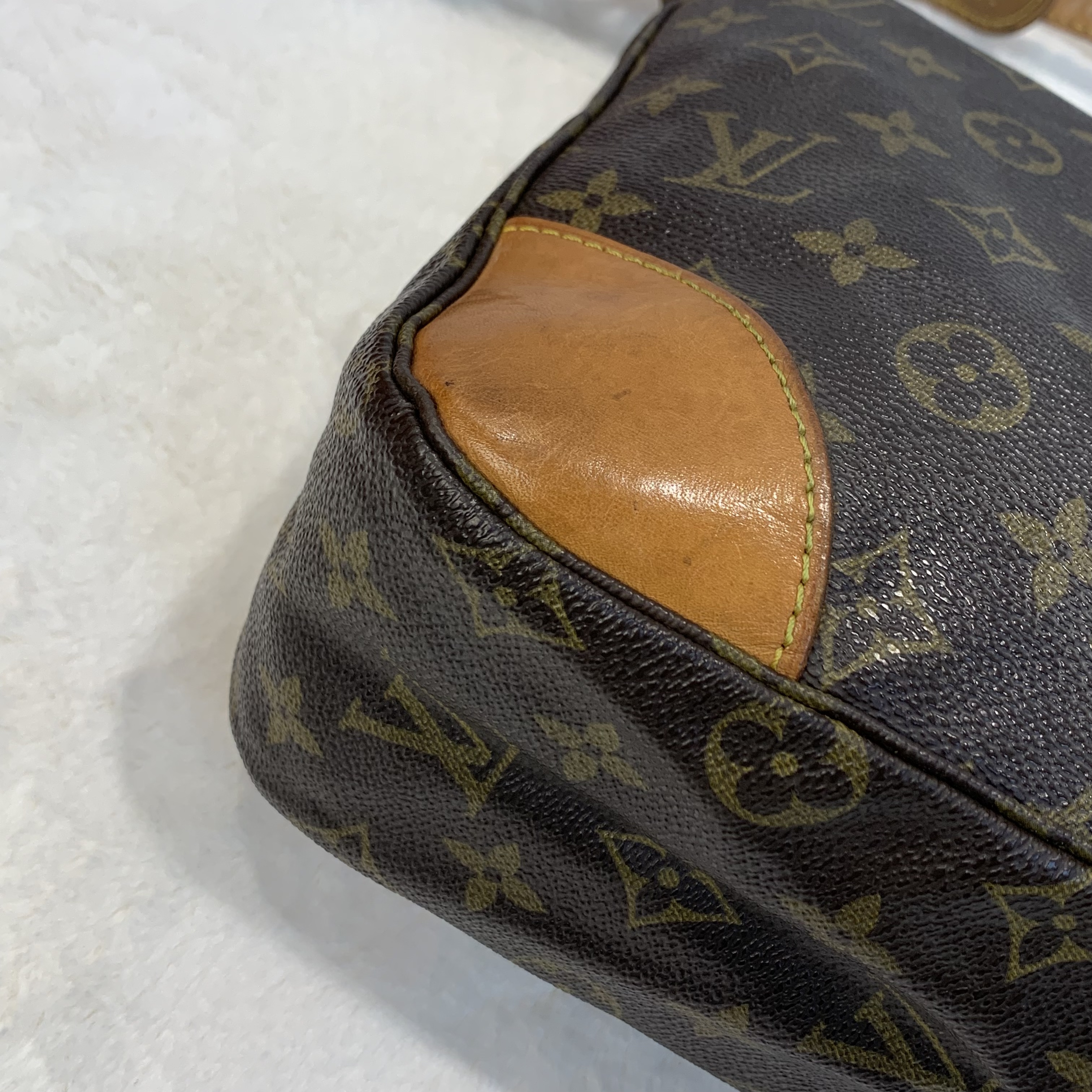 LV路易威登Louis Vuitton 牛角包小號中古包老花