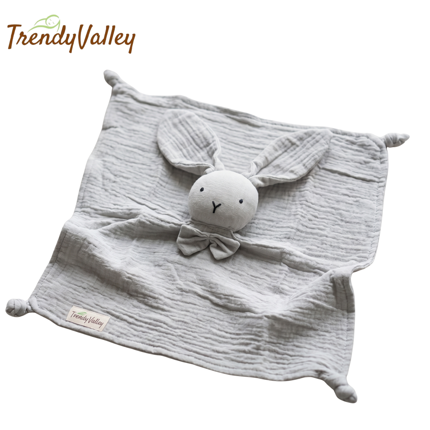 Trendyvalley Organic Cotton Muslin Security Blanket