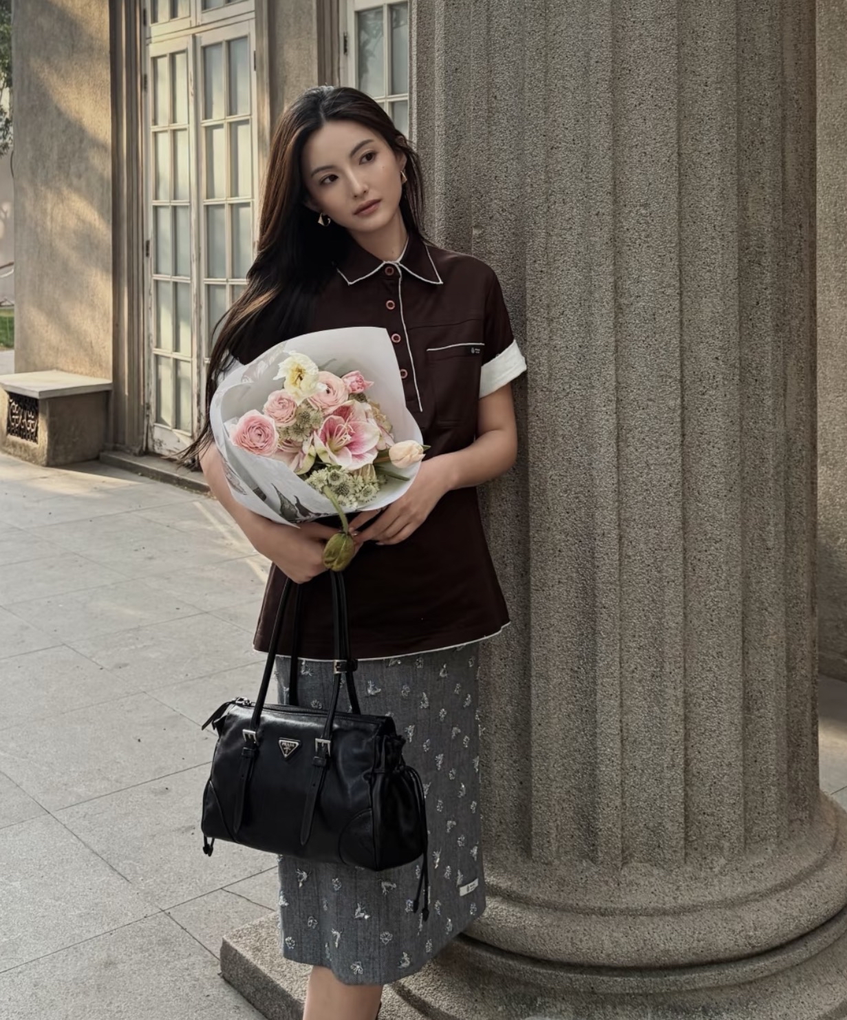 訂貨 ✈️ Prada 新款 Medium Bonnie Tote Size 32x17.5x10.5cm