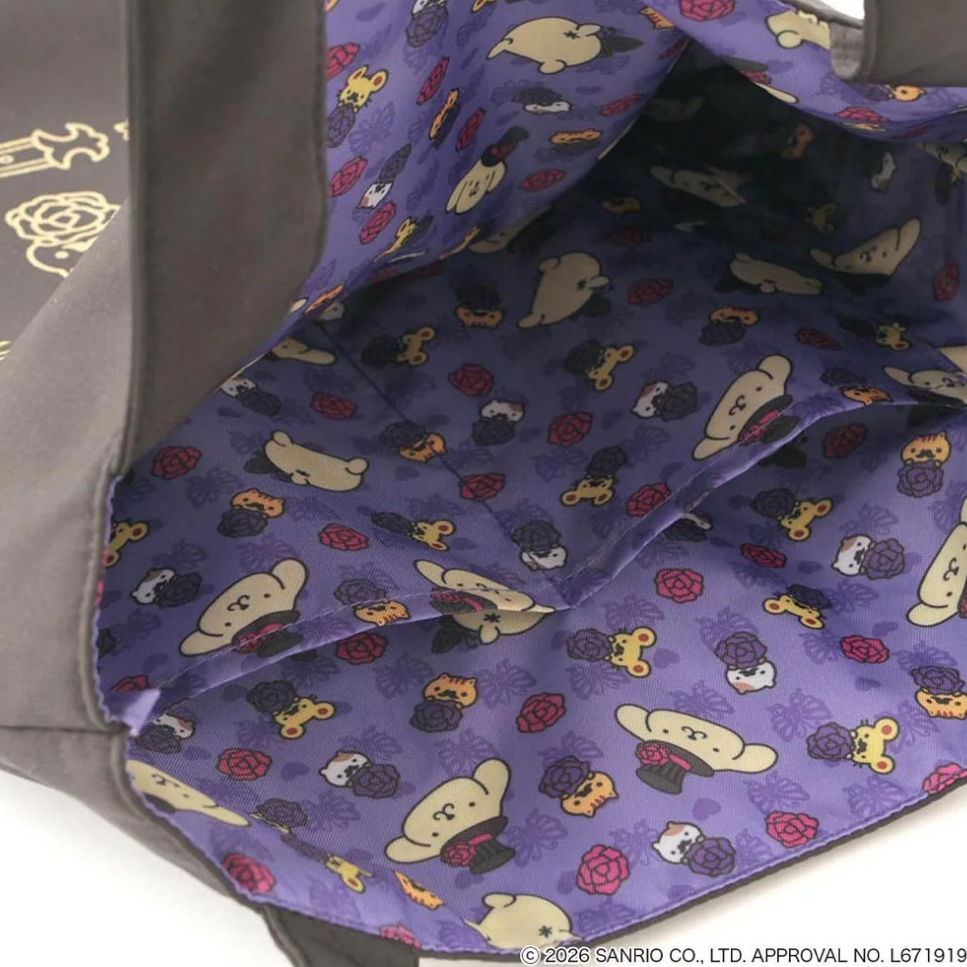 日本預訂📍日本Anna Sui x 布甸狗得意系列 - 拉鏈袋/Tote Bag