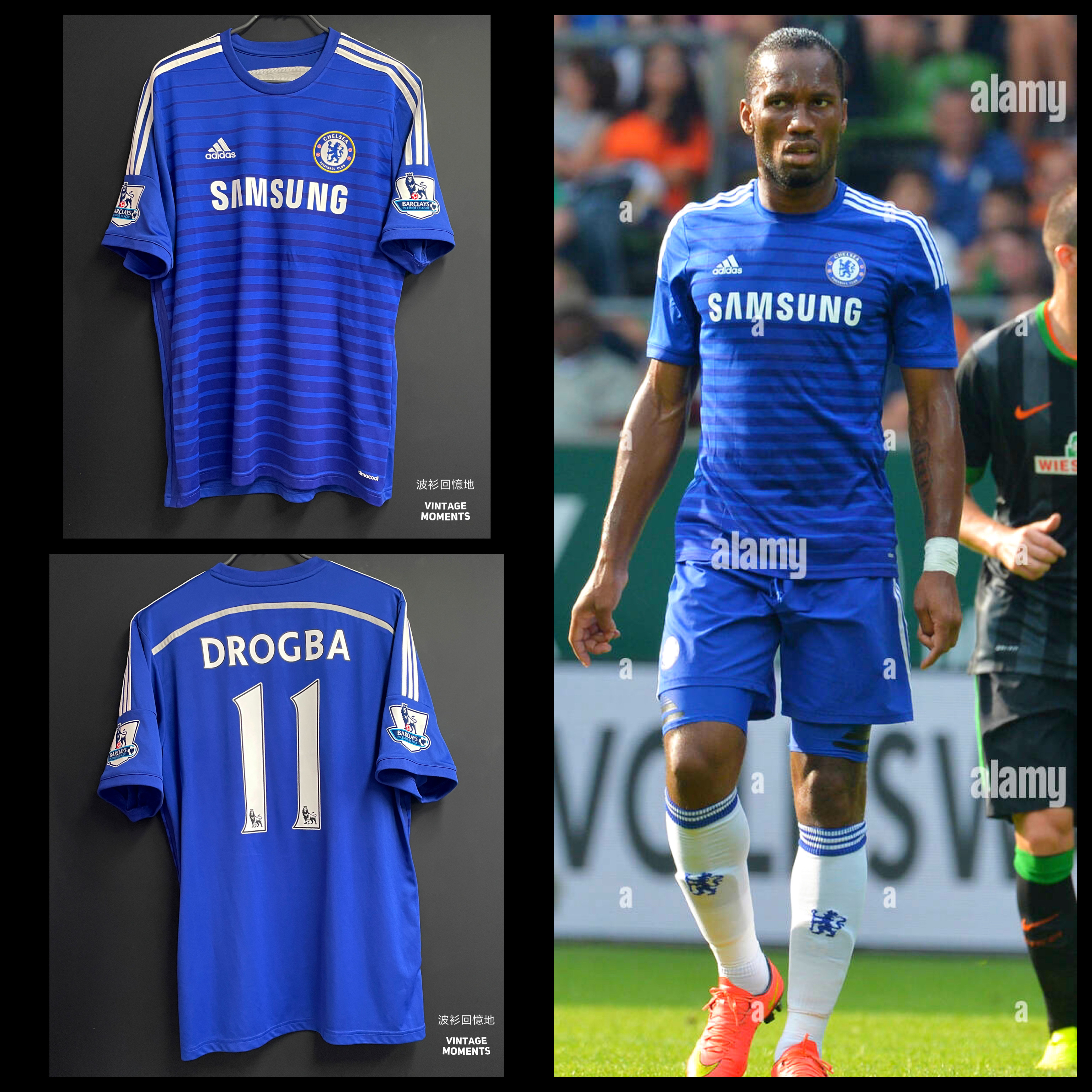 車路士14/15主場 杜奧巴 CHELSEA HOME DROGBA