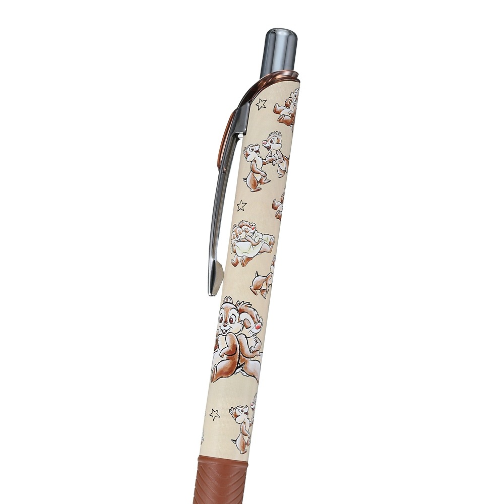 【日本 Disney Store 限定】Chip & Dale 鋼牙與大鼻 日本製 Pentel EnerGel 0.5mm 黑色 啫喱筆 690097