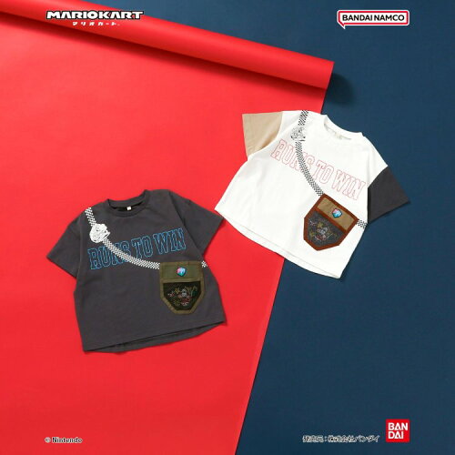 🆕【⭐訂購⭐】🇯🇵日本直送 #Mario Kart 斜孭袋設計 短袖tee［2款選］🌀 [ELDA-0253][260528]