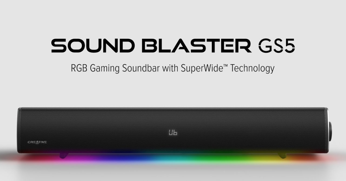 Creative Sound Blaster GS5遊戲條形音箱