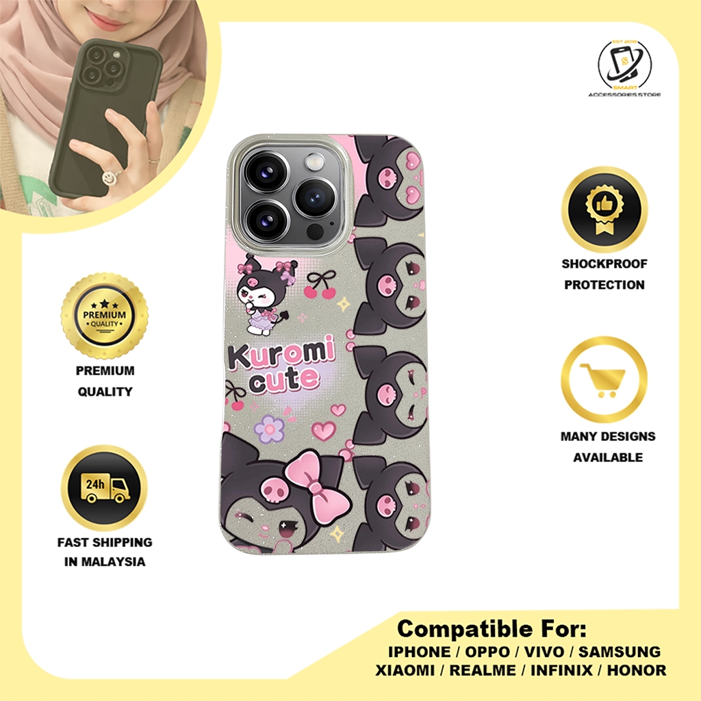 BLING CASE PHONE FOR IPHONE - DESIGN KUROMI D