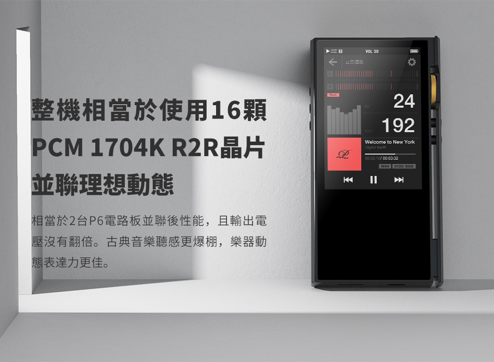 LUXURY & PRECISION P6 PRO 至高聽感分立R2R便攜播放機