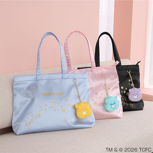 🎀【預訂】MARY QUANT x Care Bears Gold Print Tote BK