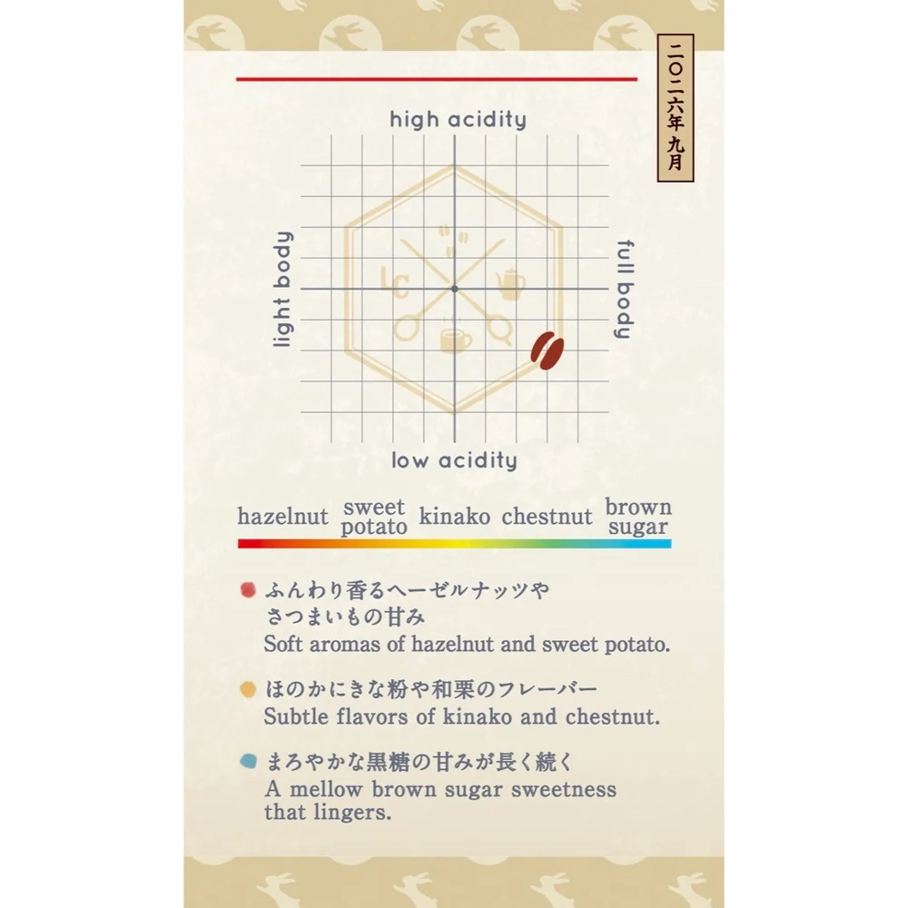 【Seasonal Blend 2026】September | Tsuki Usagi Blend (月兎)