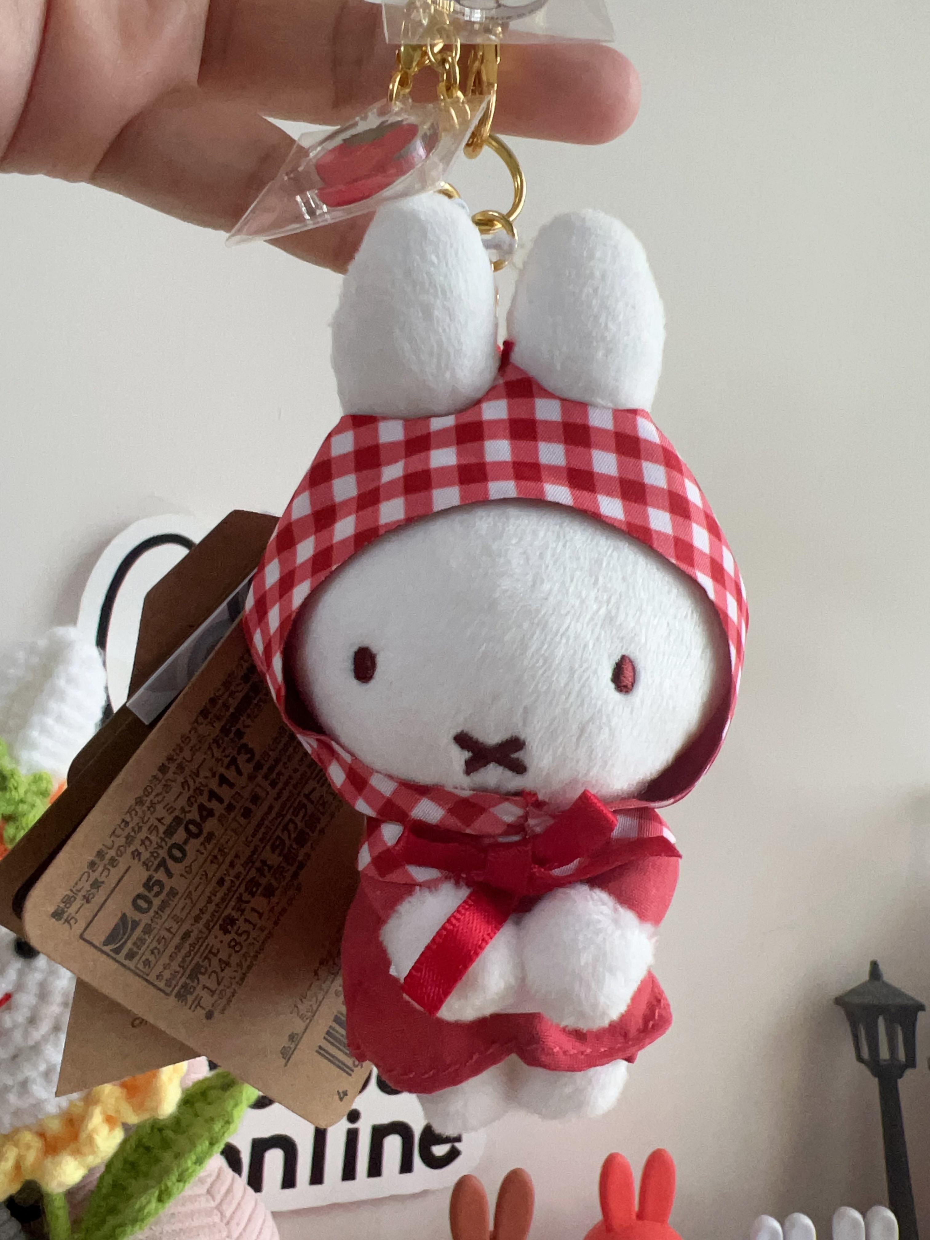 Miffy keychain公仔吊飾